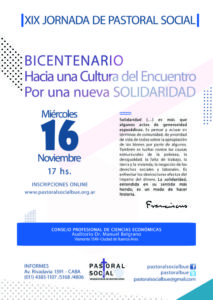 Jornadas pastoral social 2016